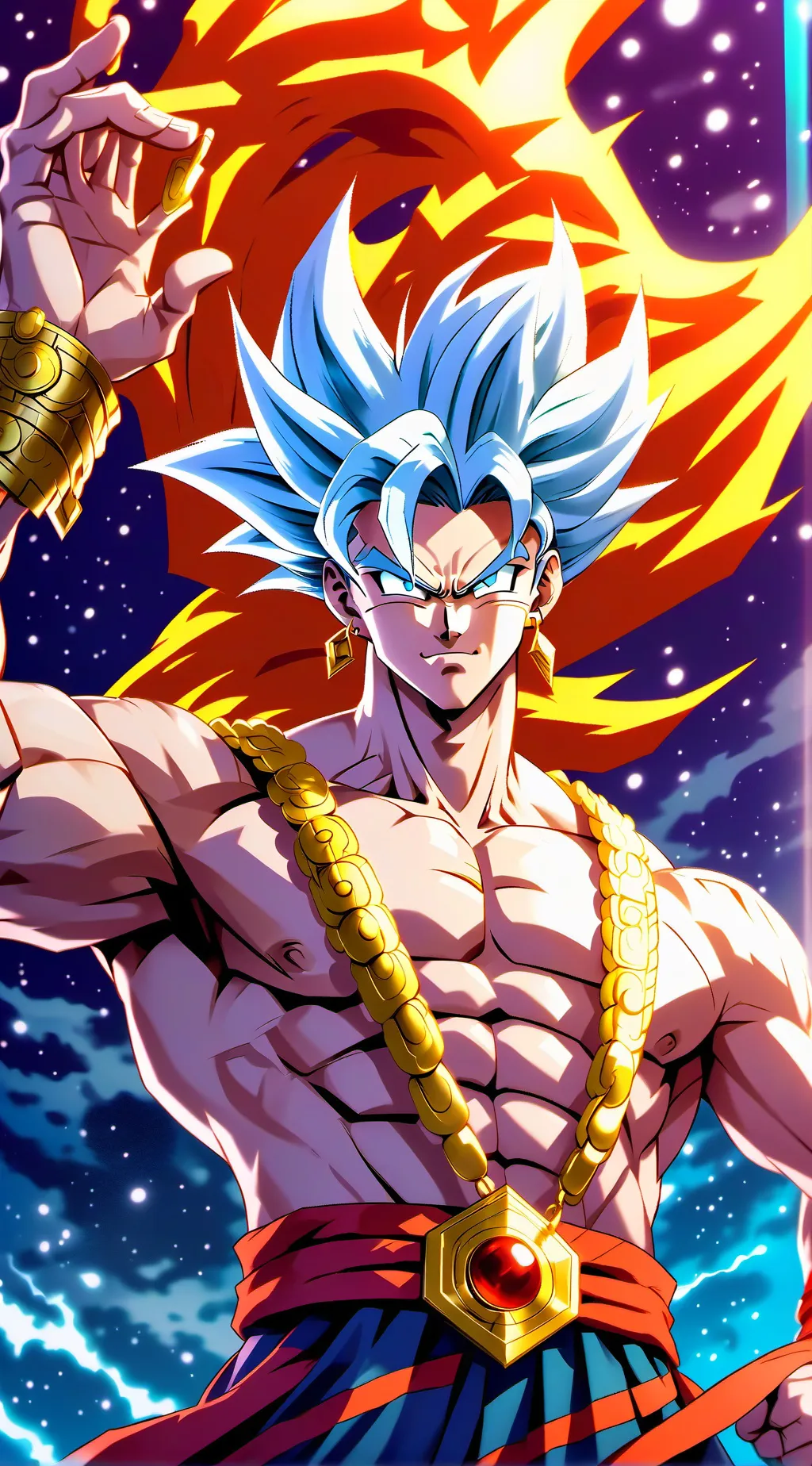 ai character: God Killer Vegitto background