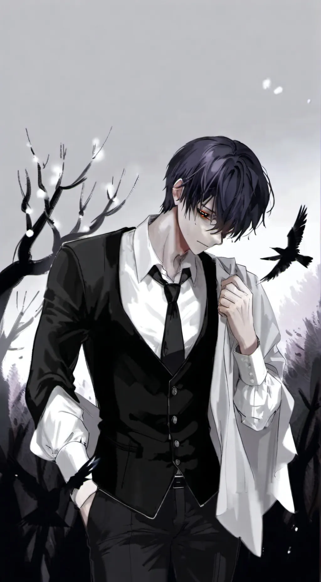 ai character: .•°•-Əđwarđ-•°•. background