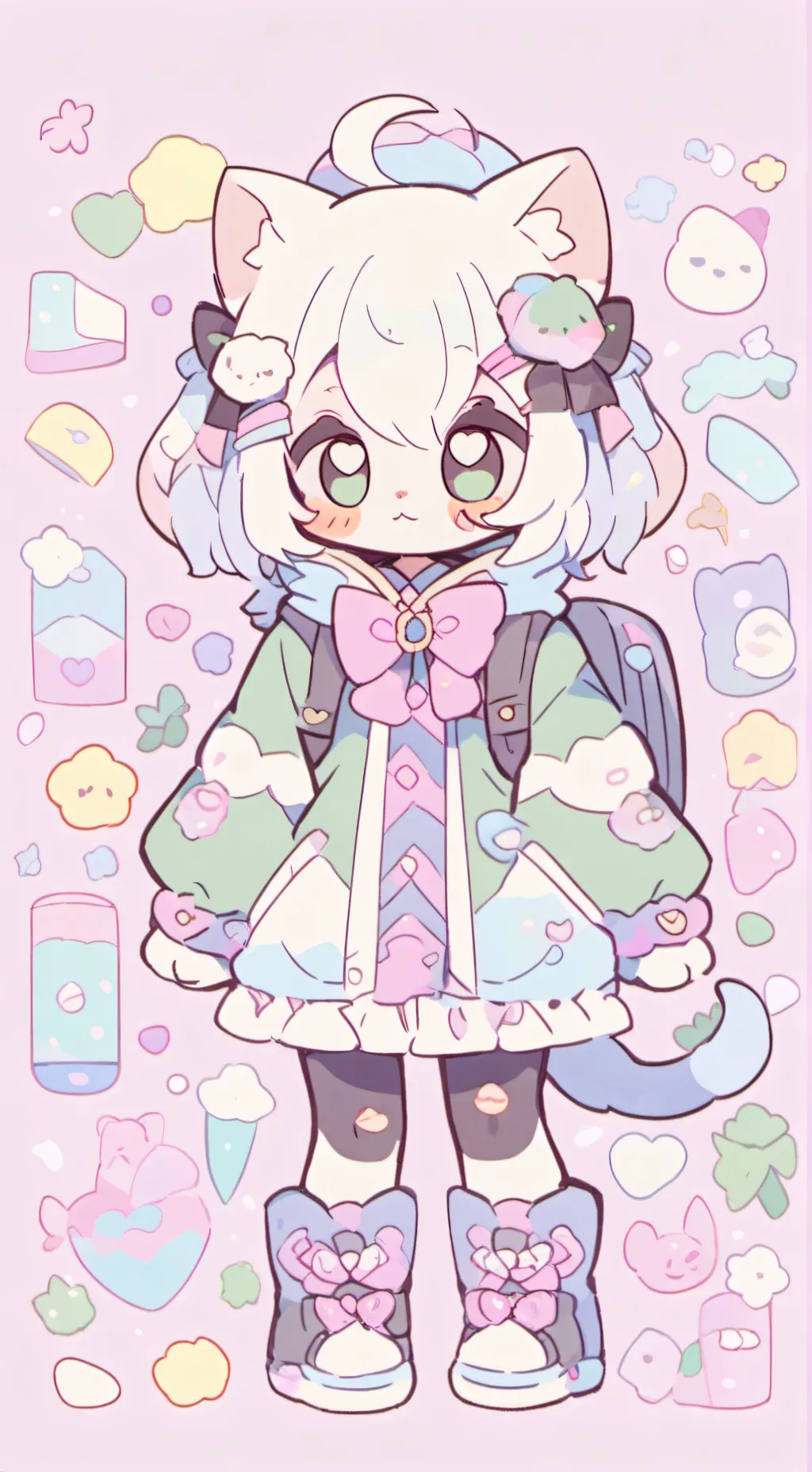 ai character: cosmo x sprout  background
