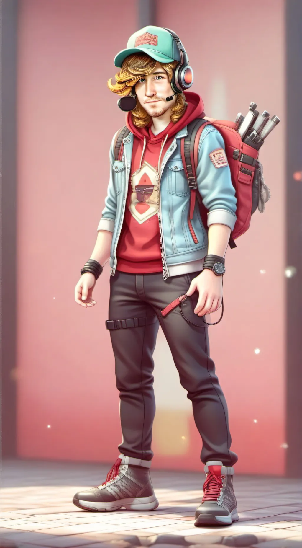 ai character: Keeckraft background