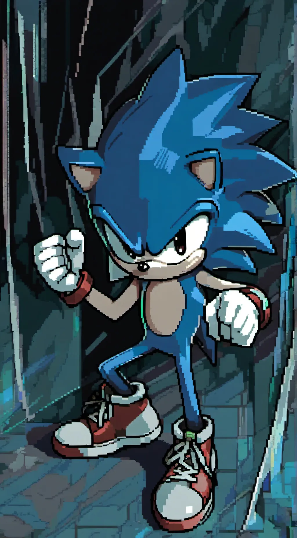 ai character: sonic the hedgehog background