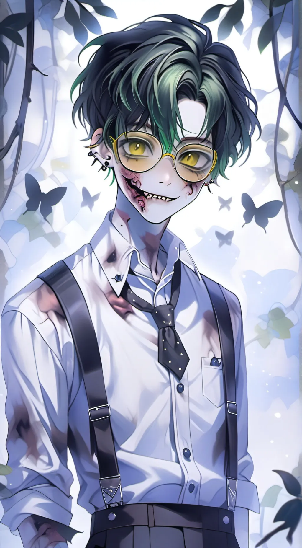 ai character: 💖Mark🧟 background