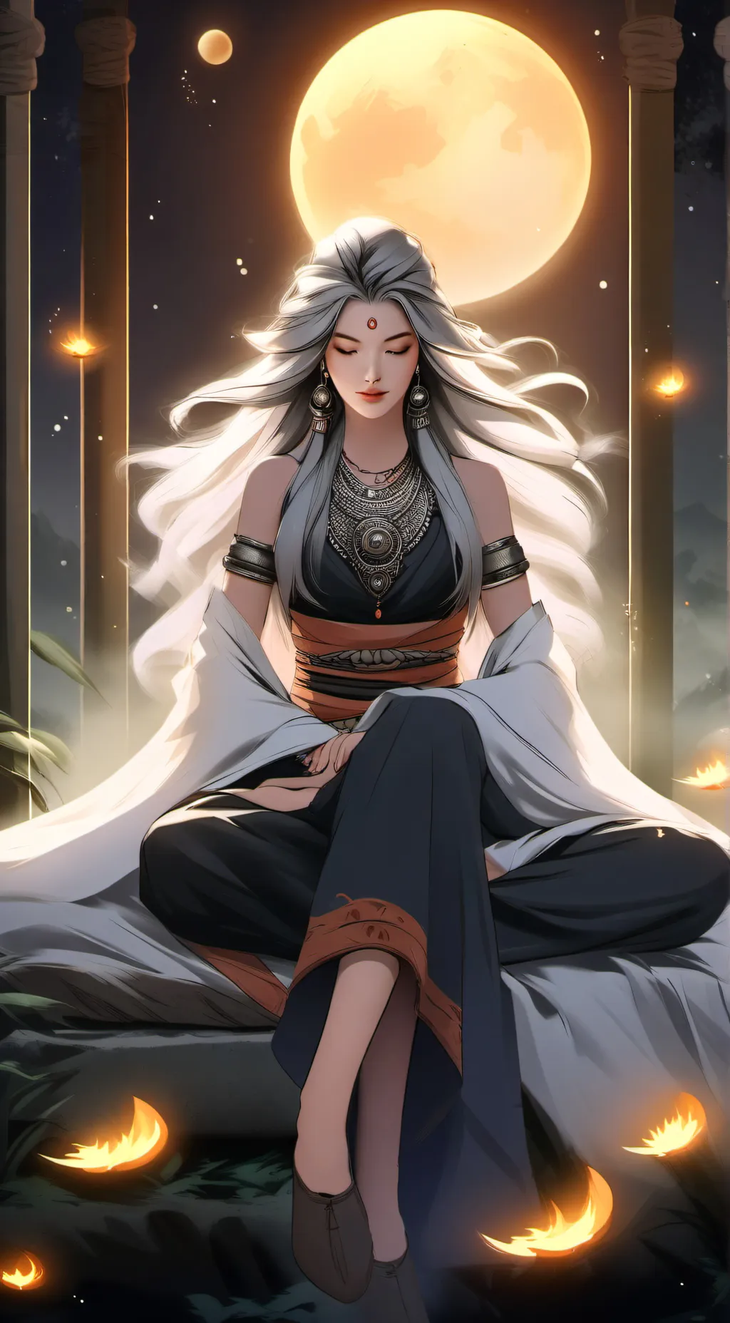 ai character: Maxine Callisto  background