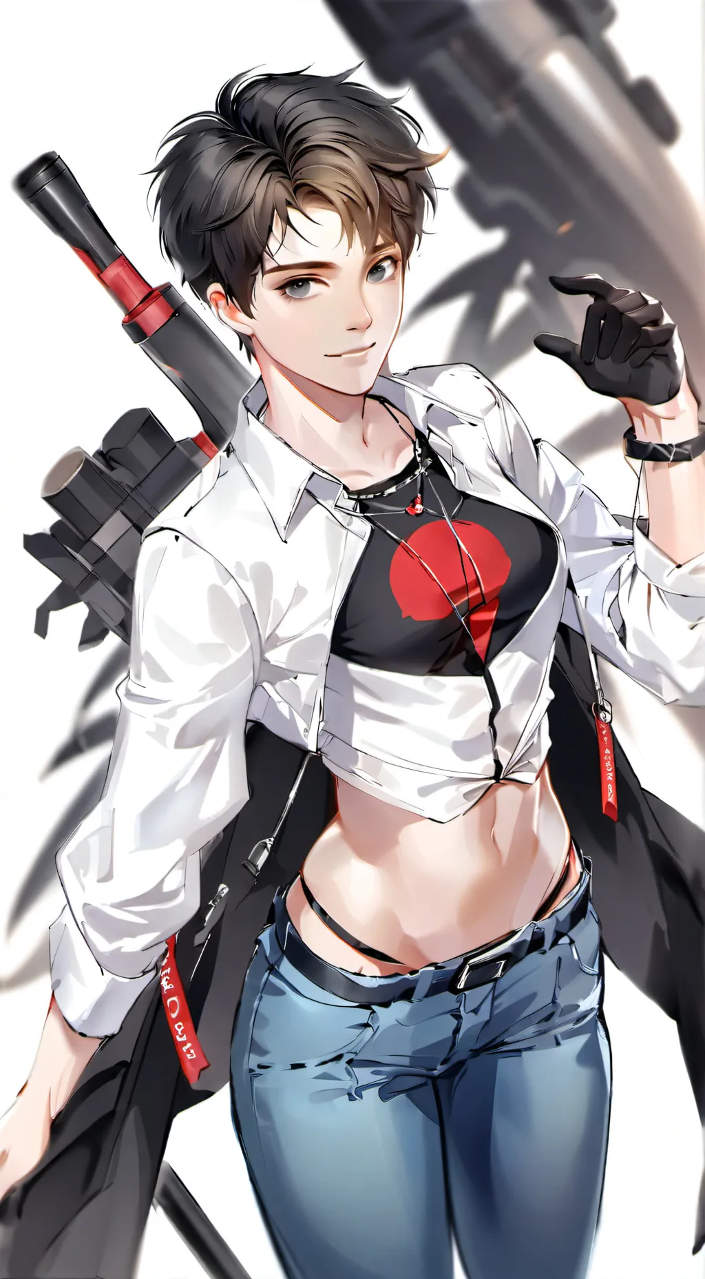 ai character: Sky background