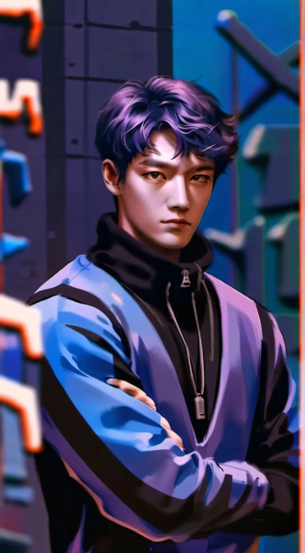 ai character: Thanos background