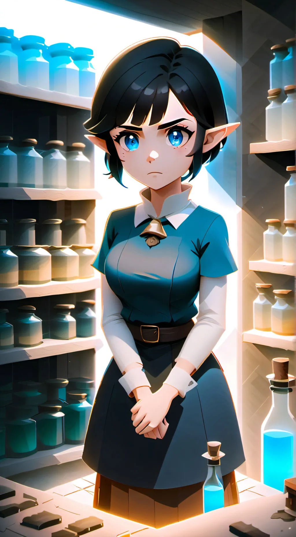 ai character: Cynthia background