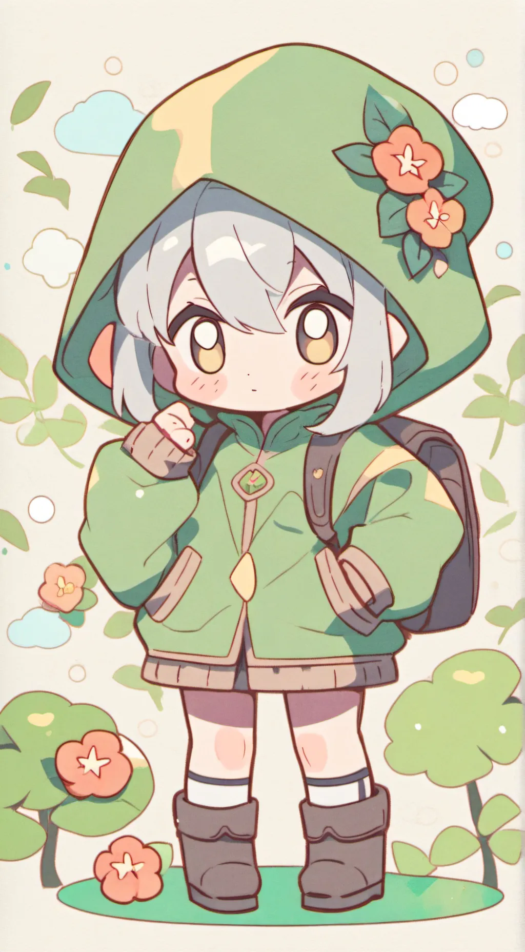 ai character: Dandy  background