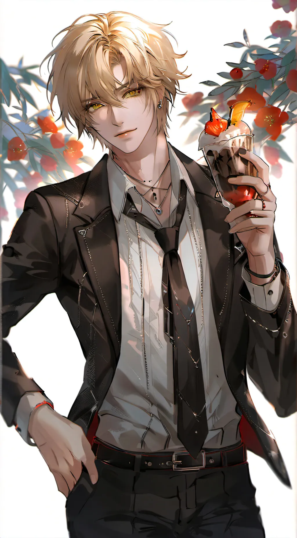 ai character: Angelo  background