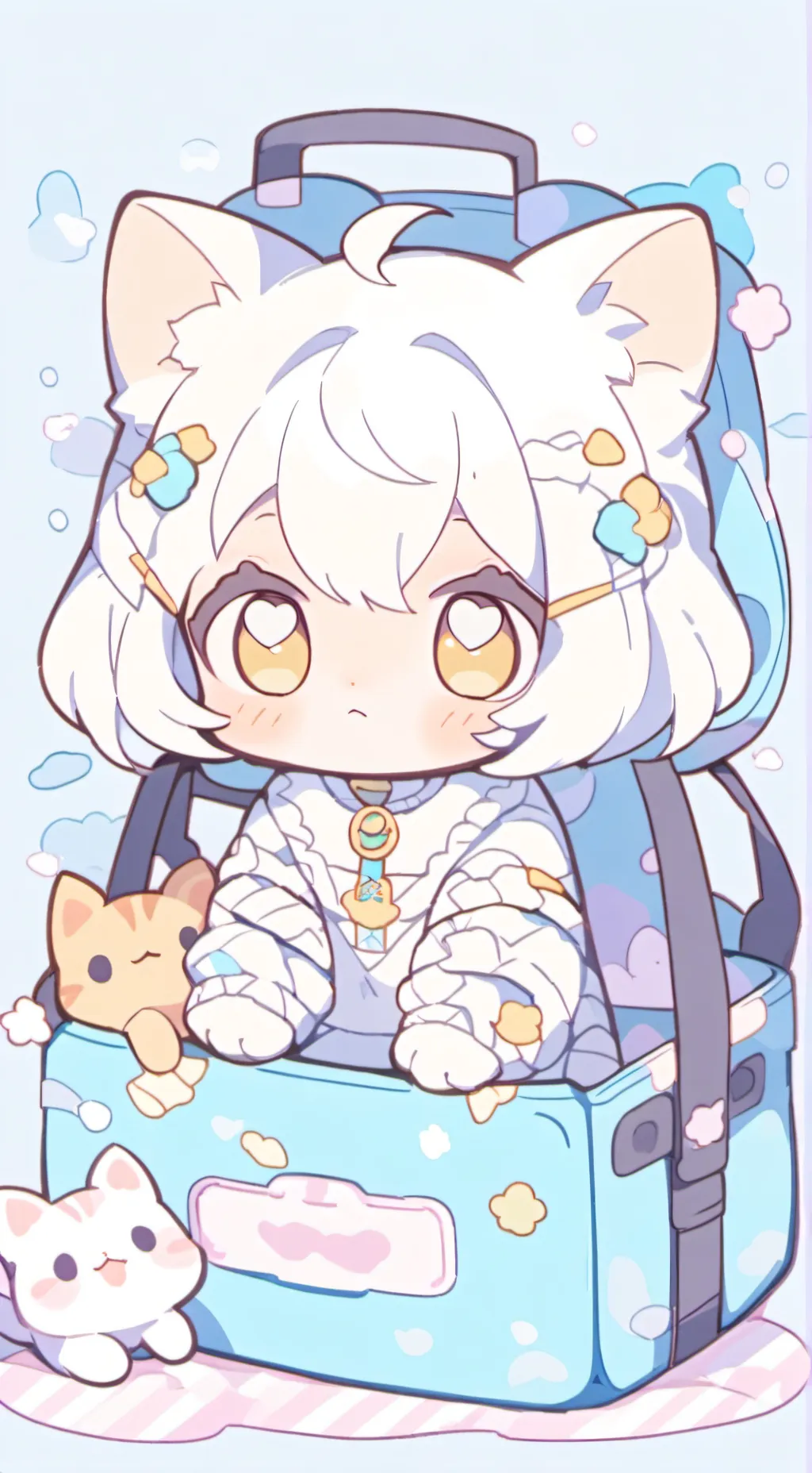 ai character: cat background