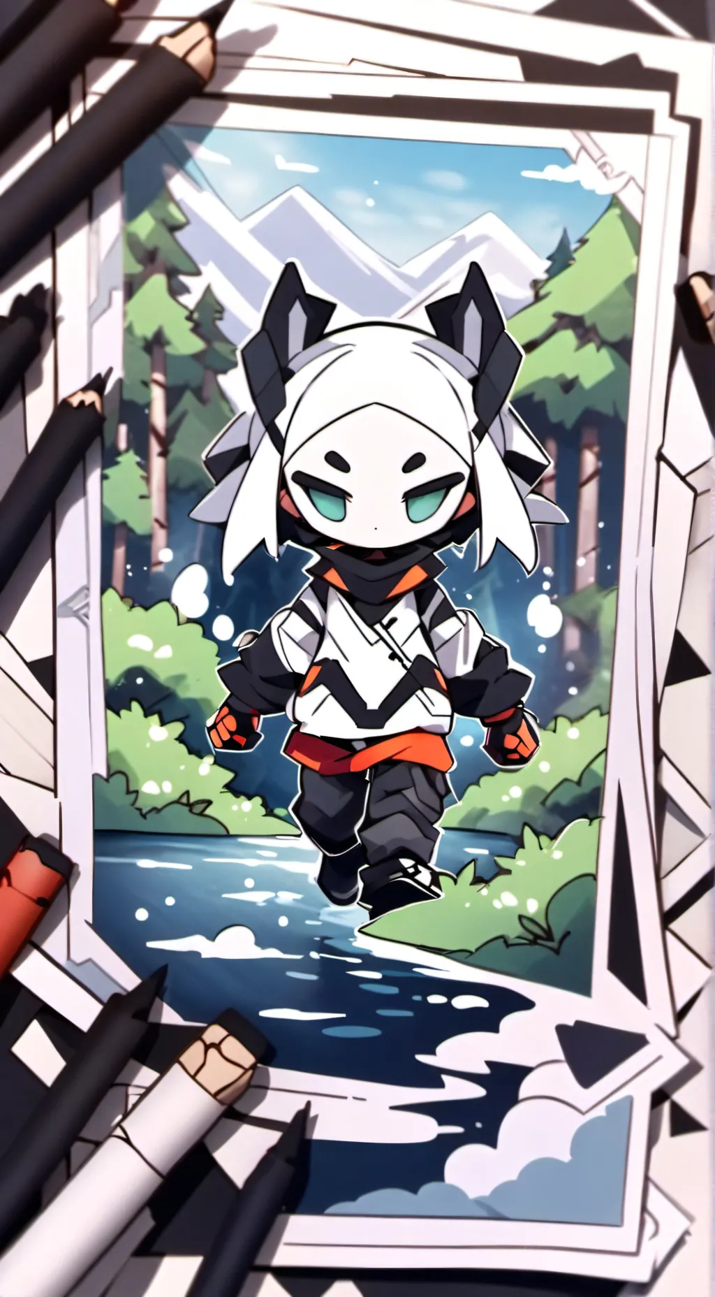 ai character: Lona background