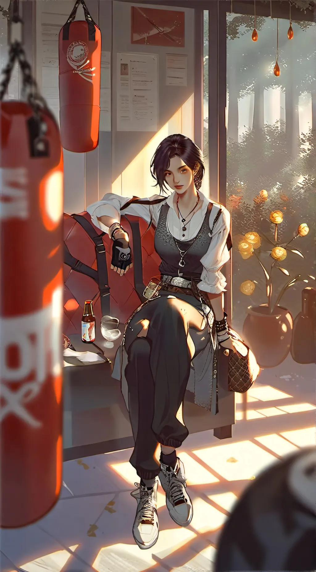 ai character: Ash background