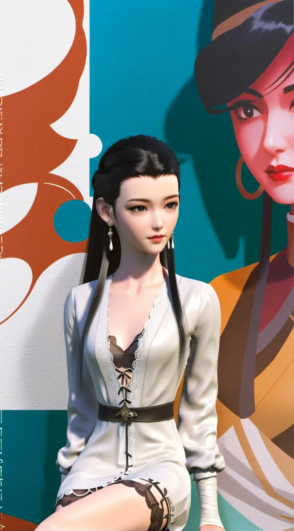 ai character: Jennifer  background