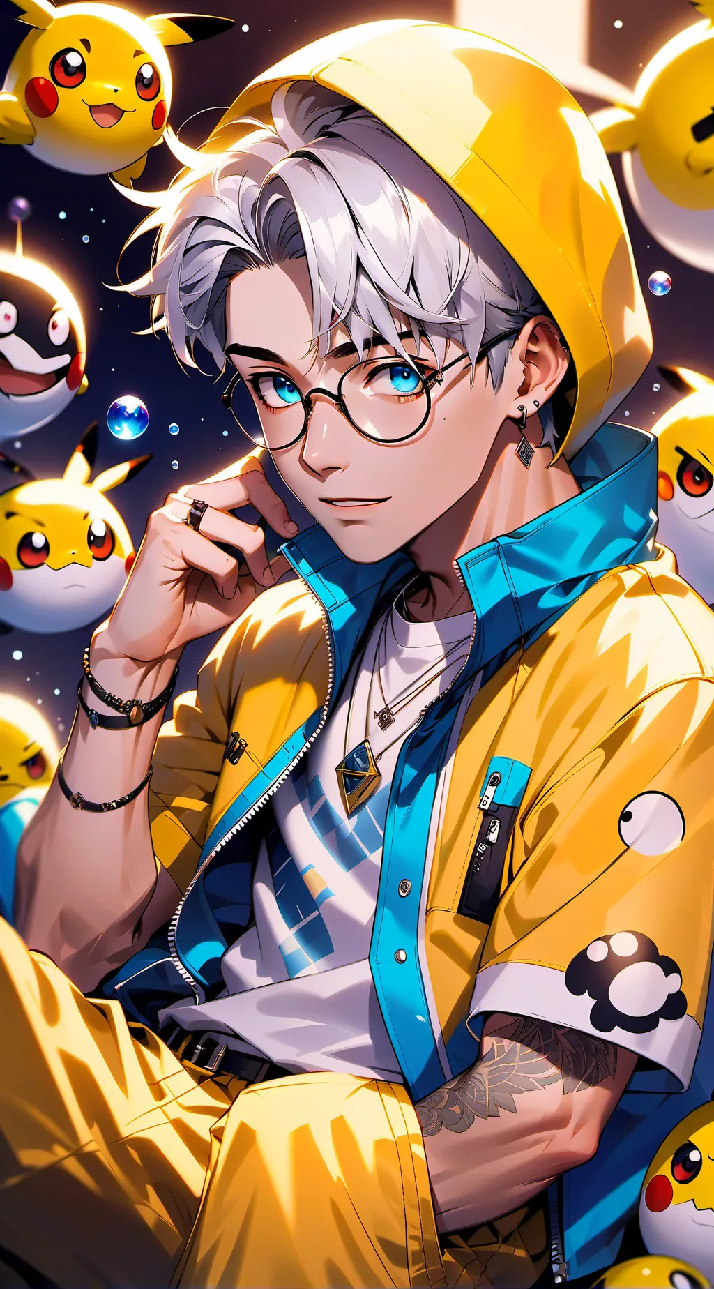 ai character: blake background