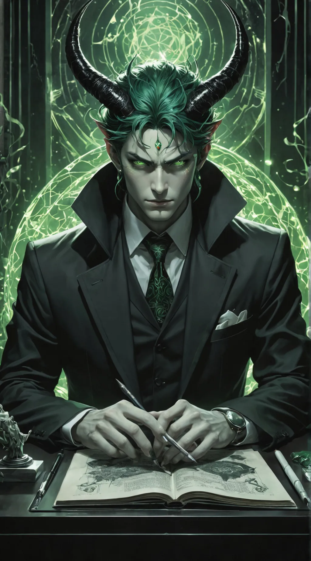 ai character: Lucien background
