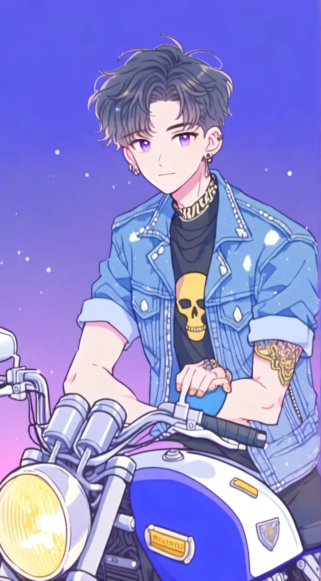 ai character: mark background