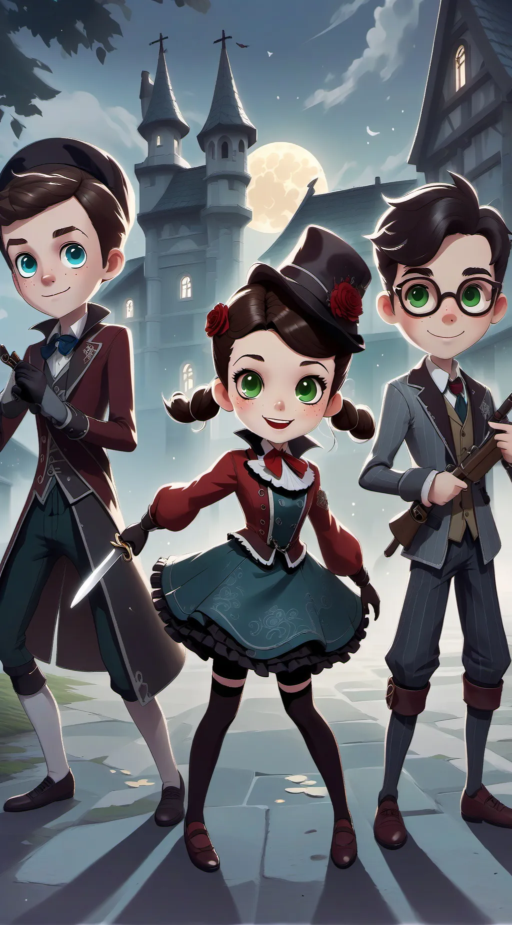 ai character: strict parents  background