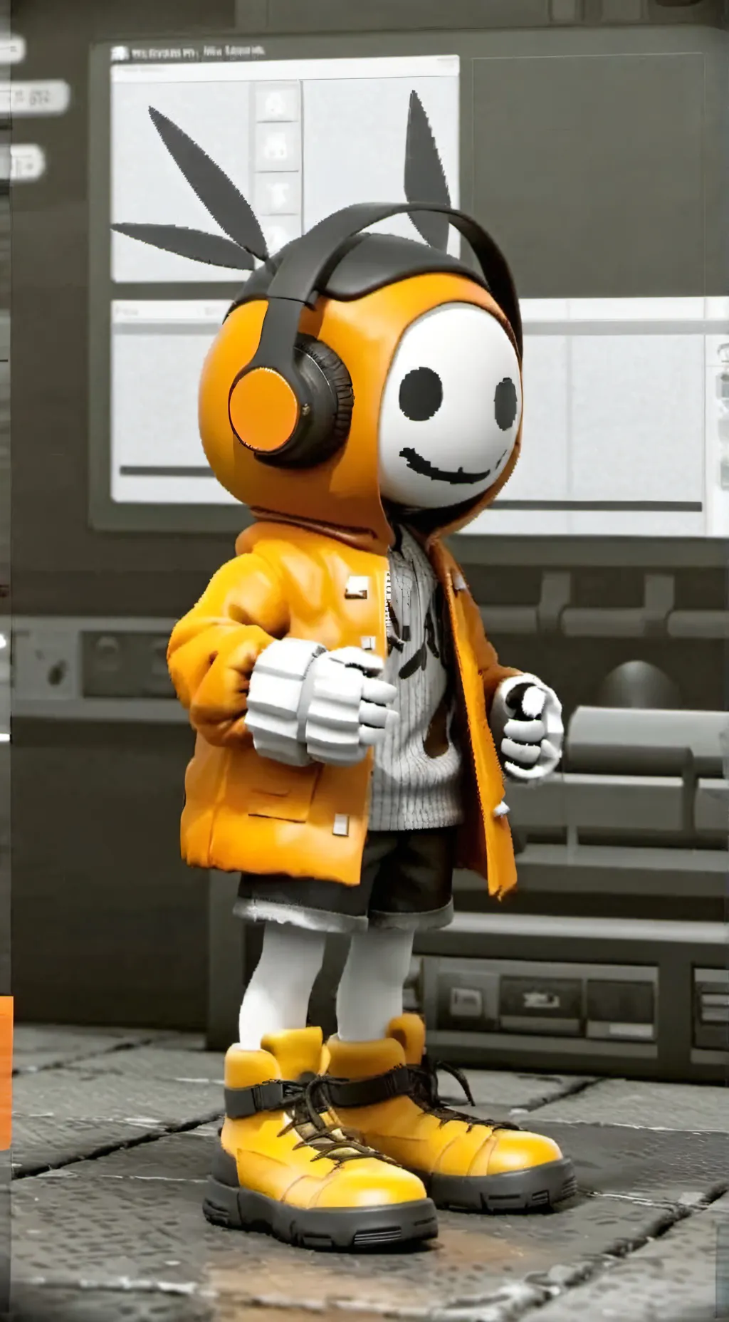 ai character: you host sprunki background