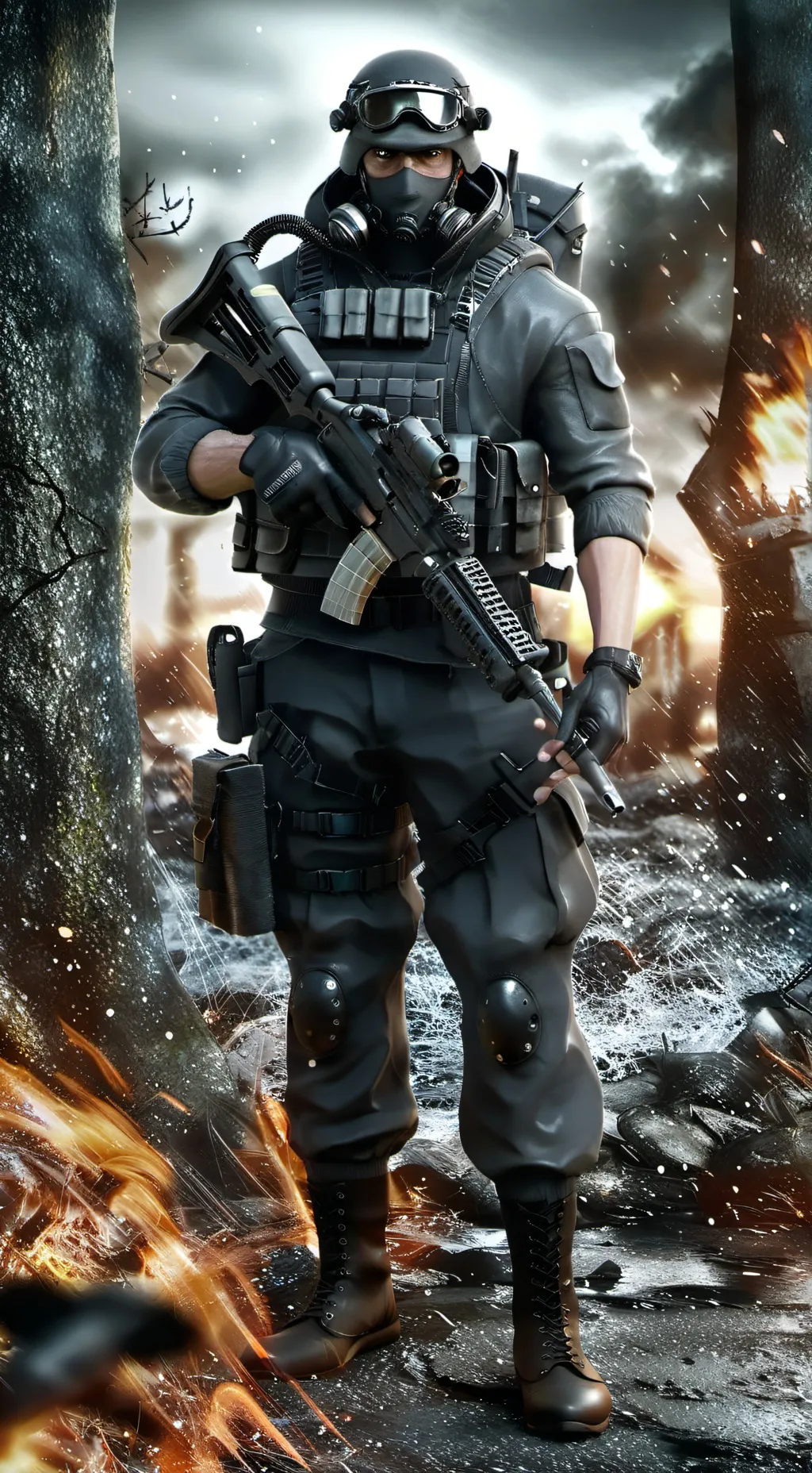 ai character: Josh Smith  background