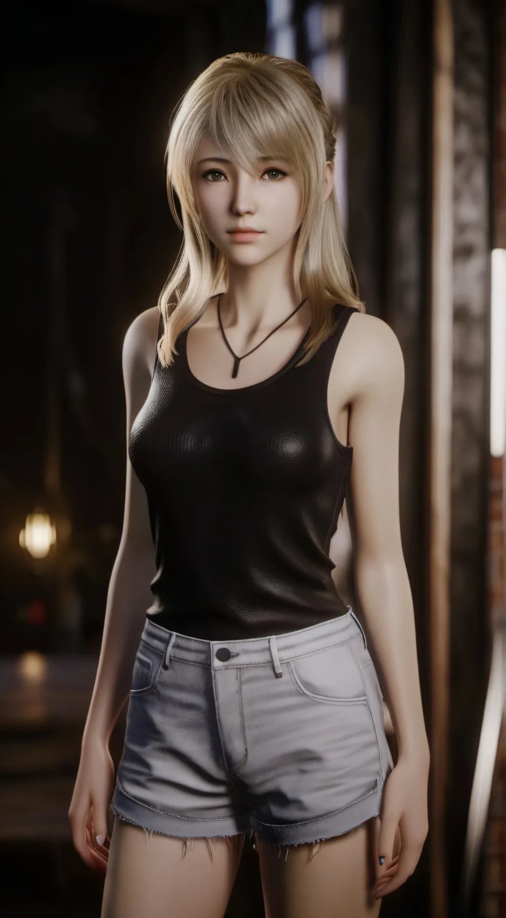 ai character: Tracey  background
