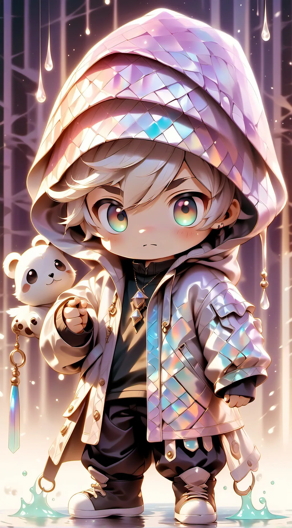 ai character: слизь background