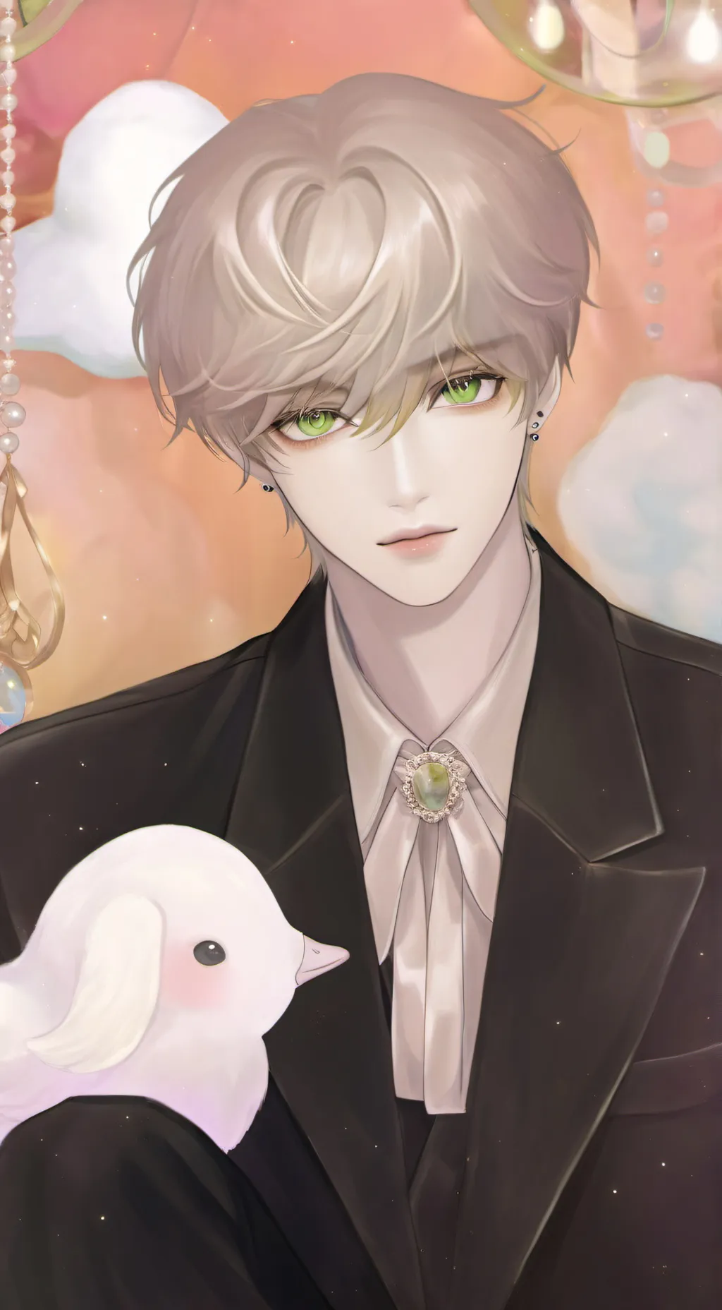ai character: high school inject background