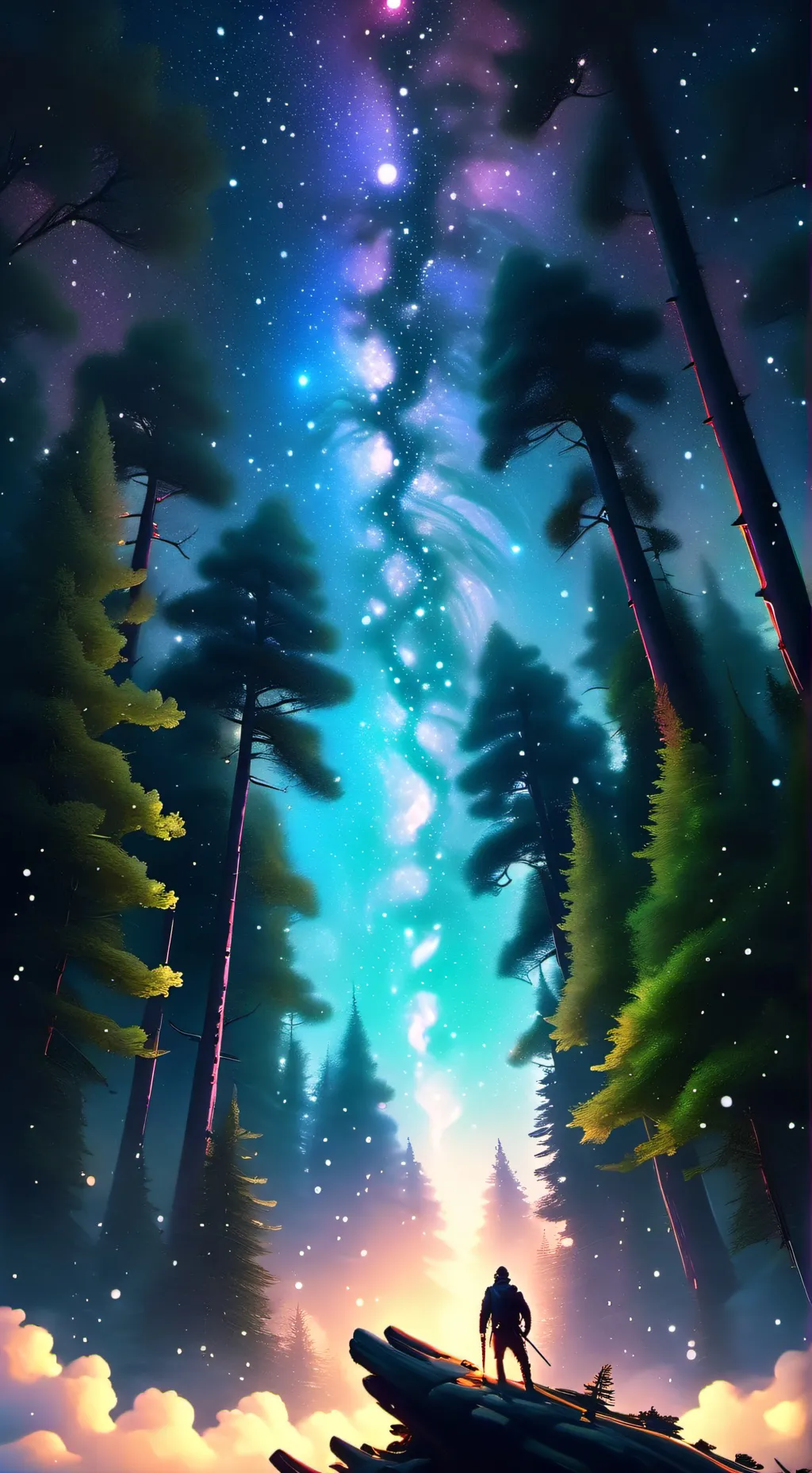 ai character: touchingspritbear background