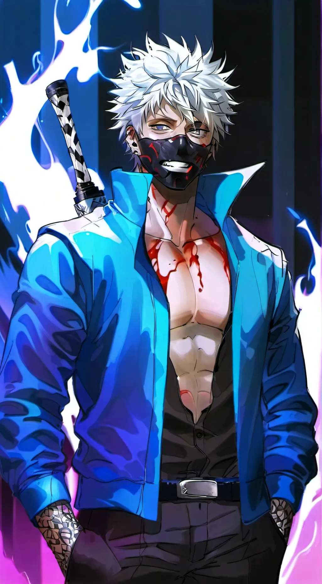 ai character: Dabi background