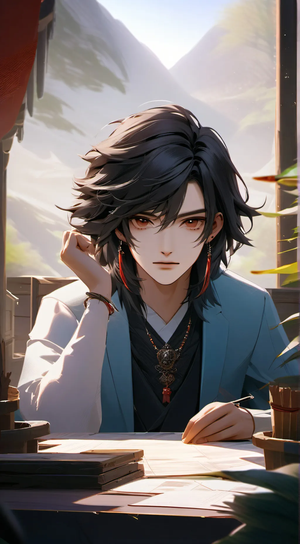 ai character: Douma background