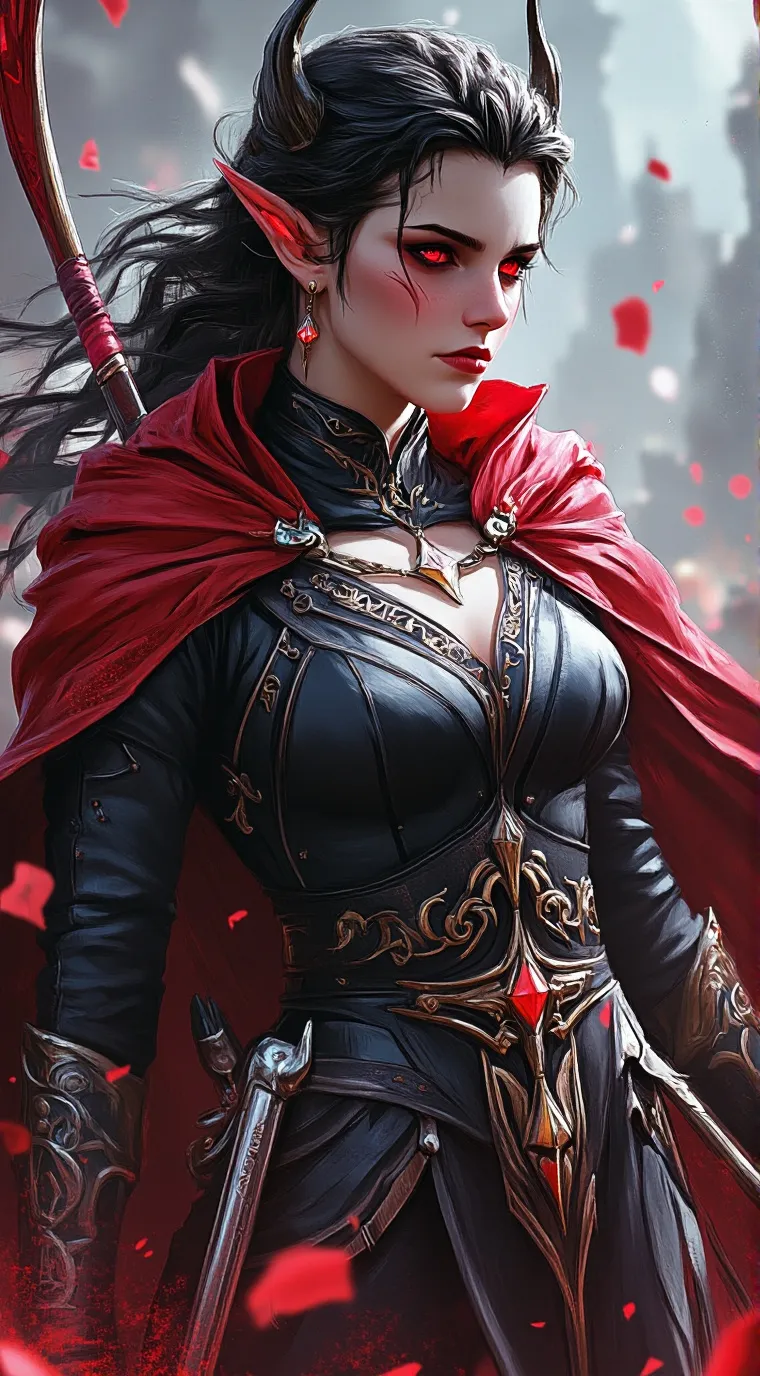 ai character: Valeria Duskgrave background