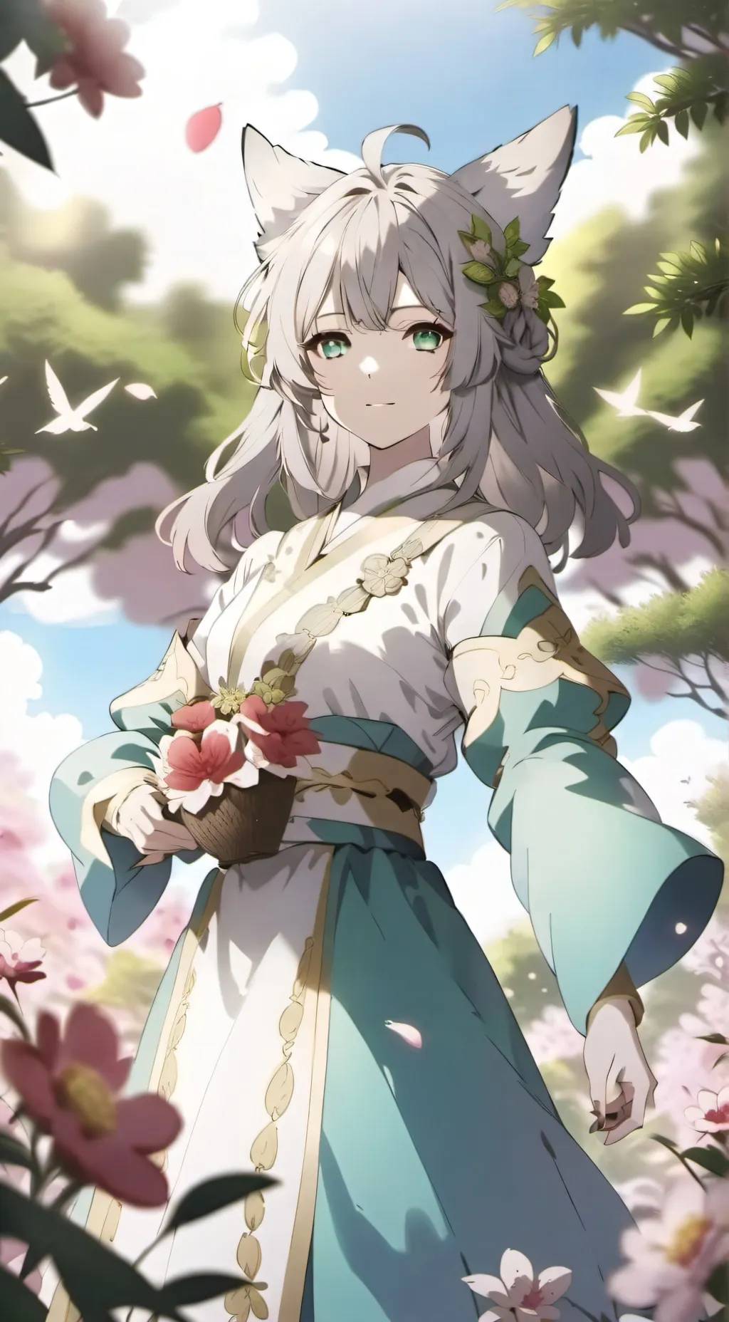 ai character: Luna background