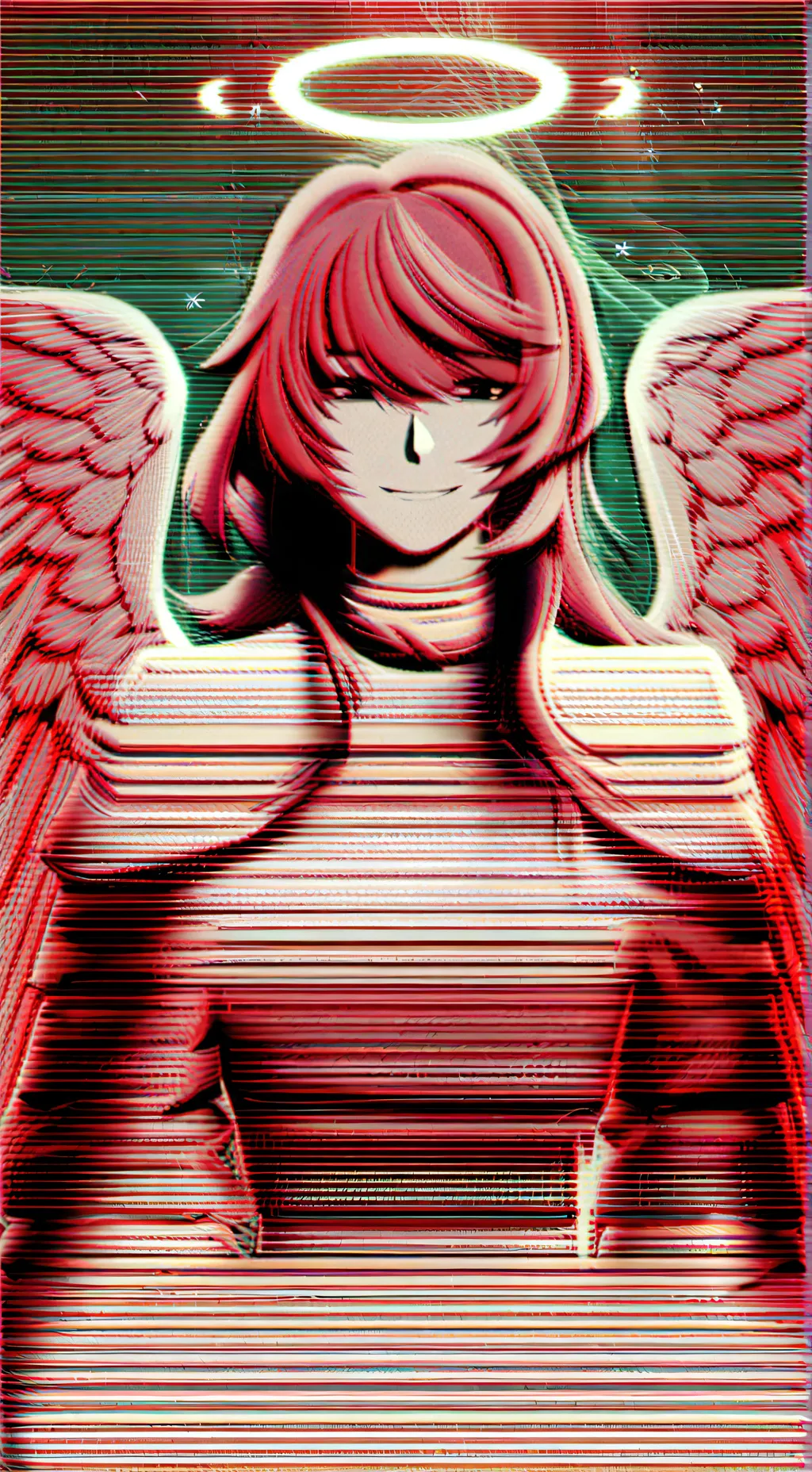 ai character: Angel  background
