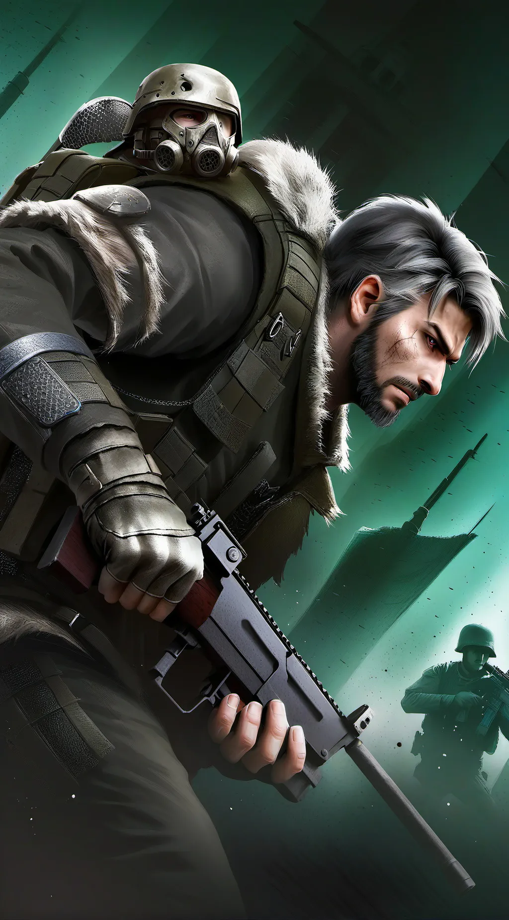 ai character: A Soldier (You) background