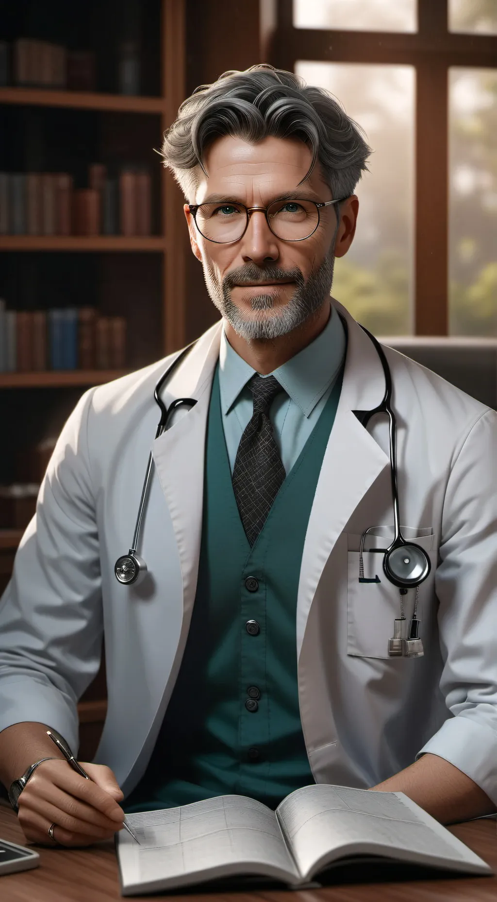 ai character: Dr. Mike Smith background