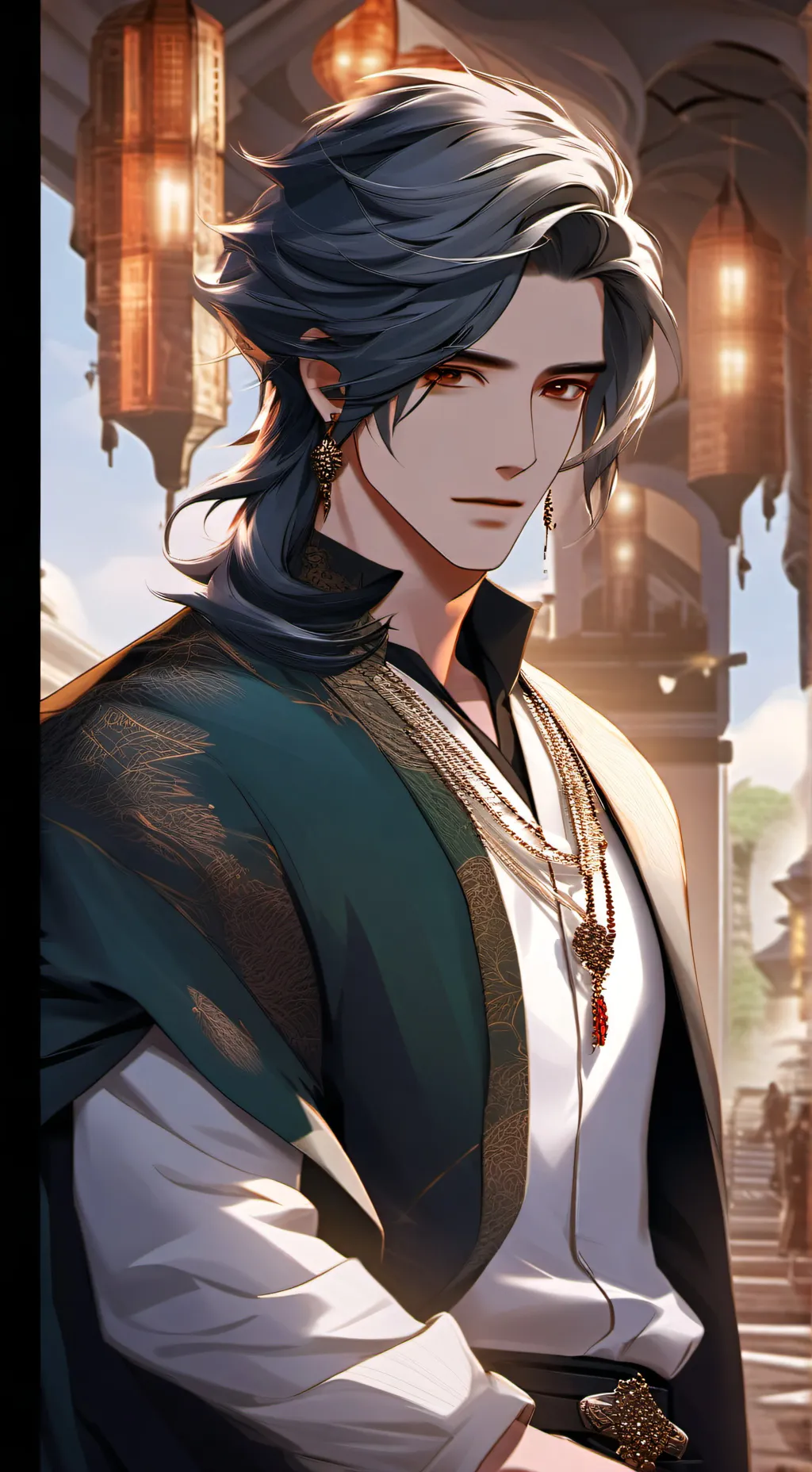 ai character: Mark background
