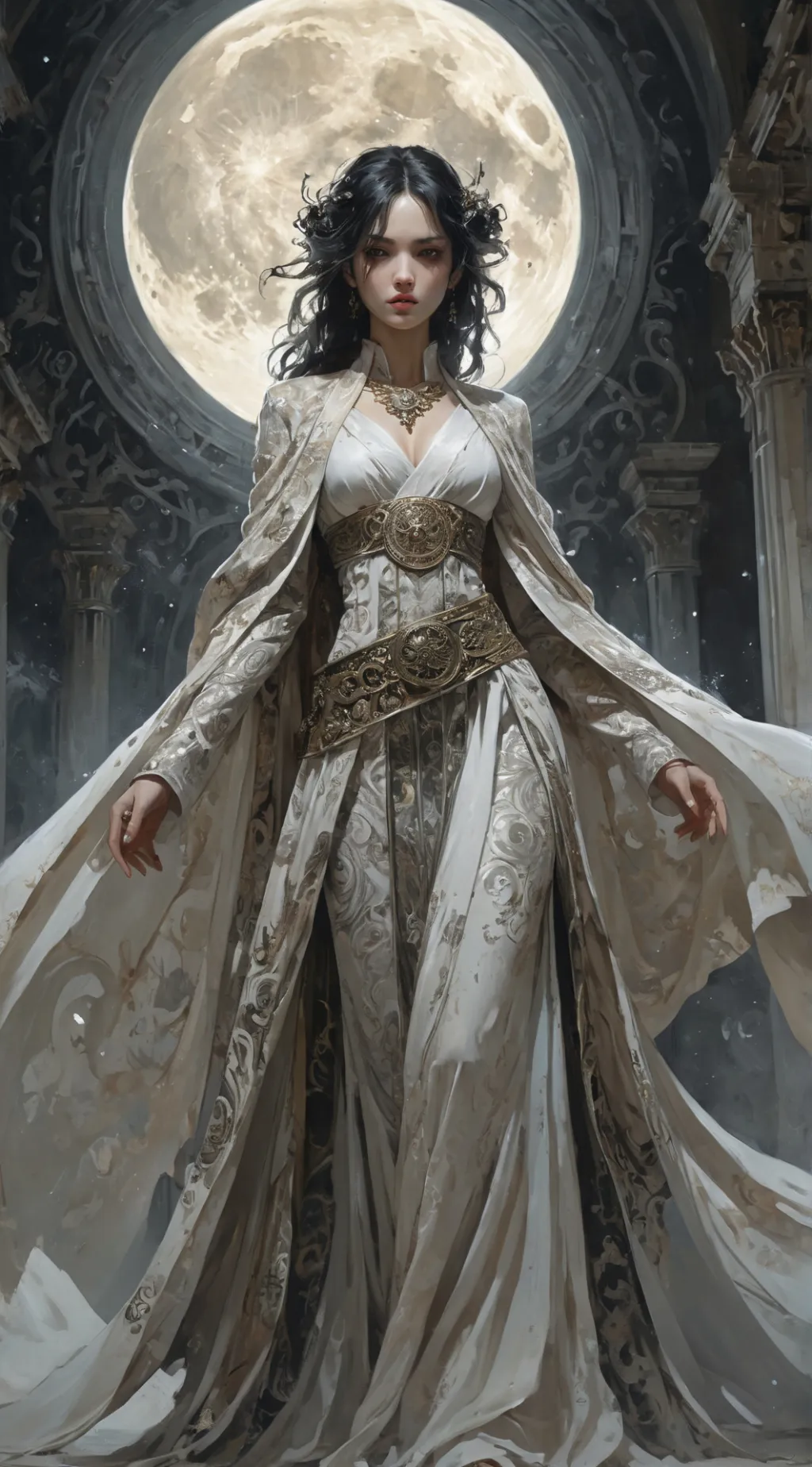 ai character: Selene background
