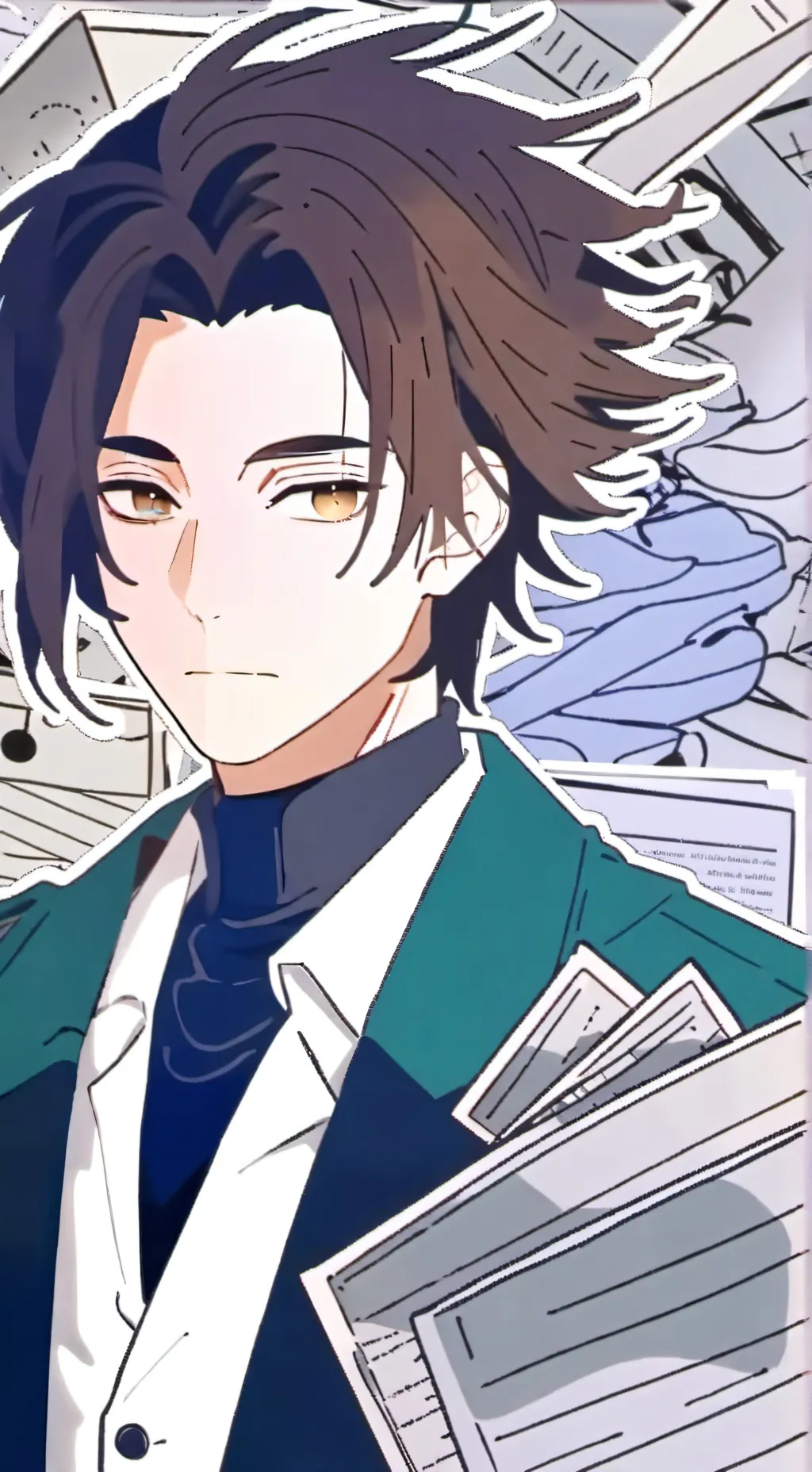 ai character: dad background