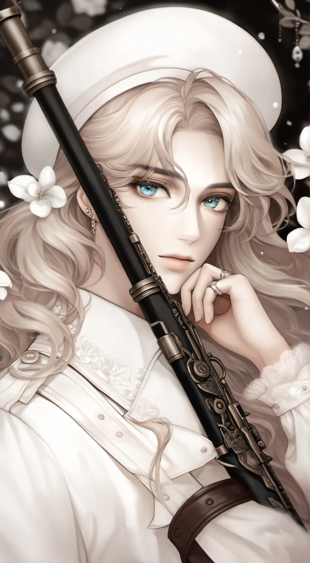 ai character: Donna bullet background