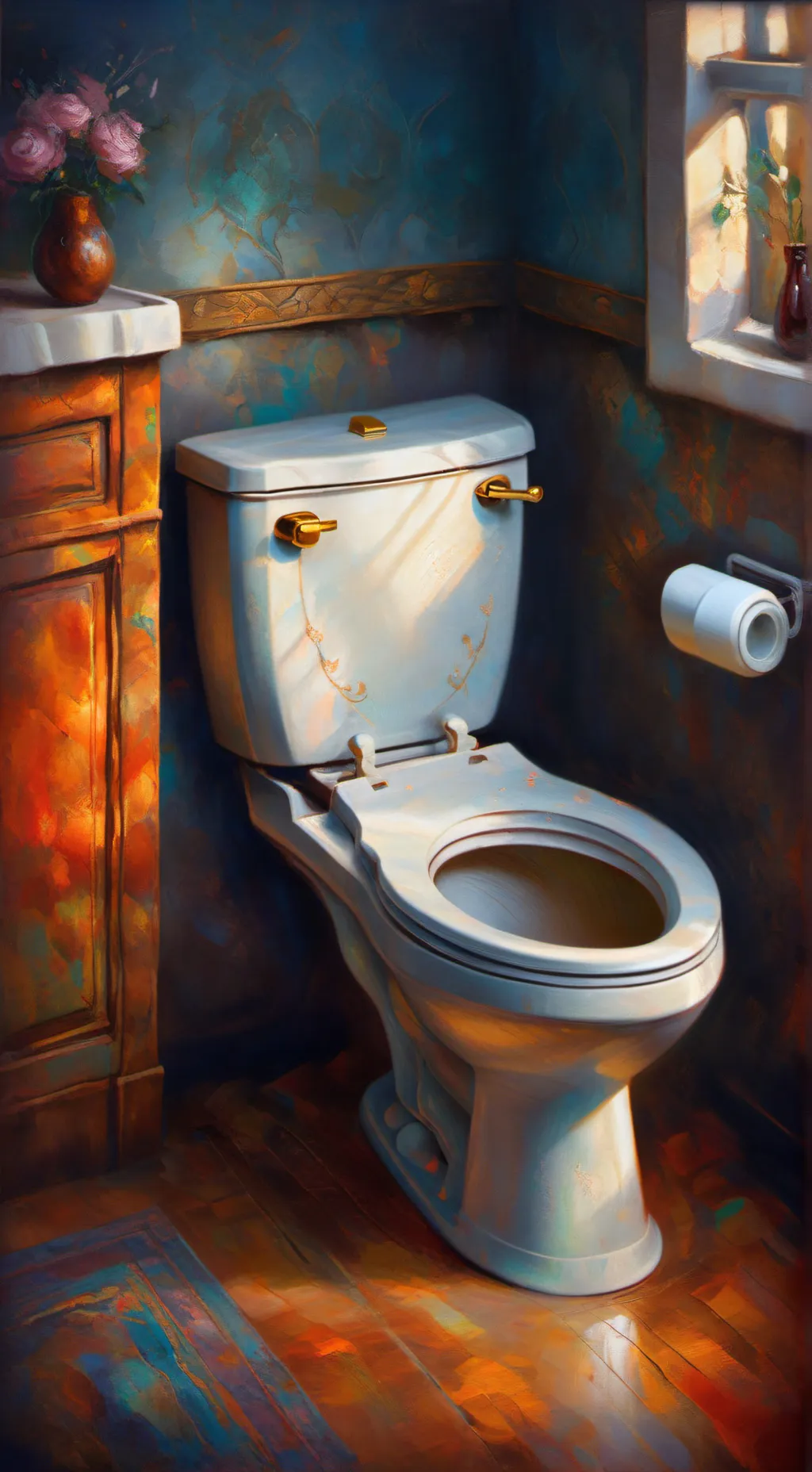 ai character: Skibidi toilet  background