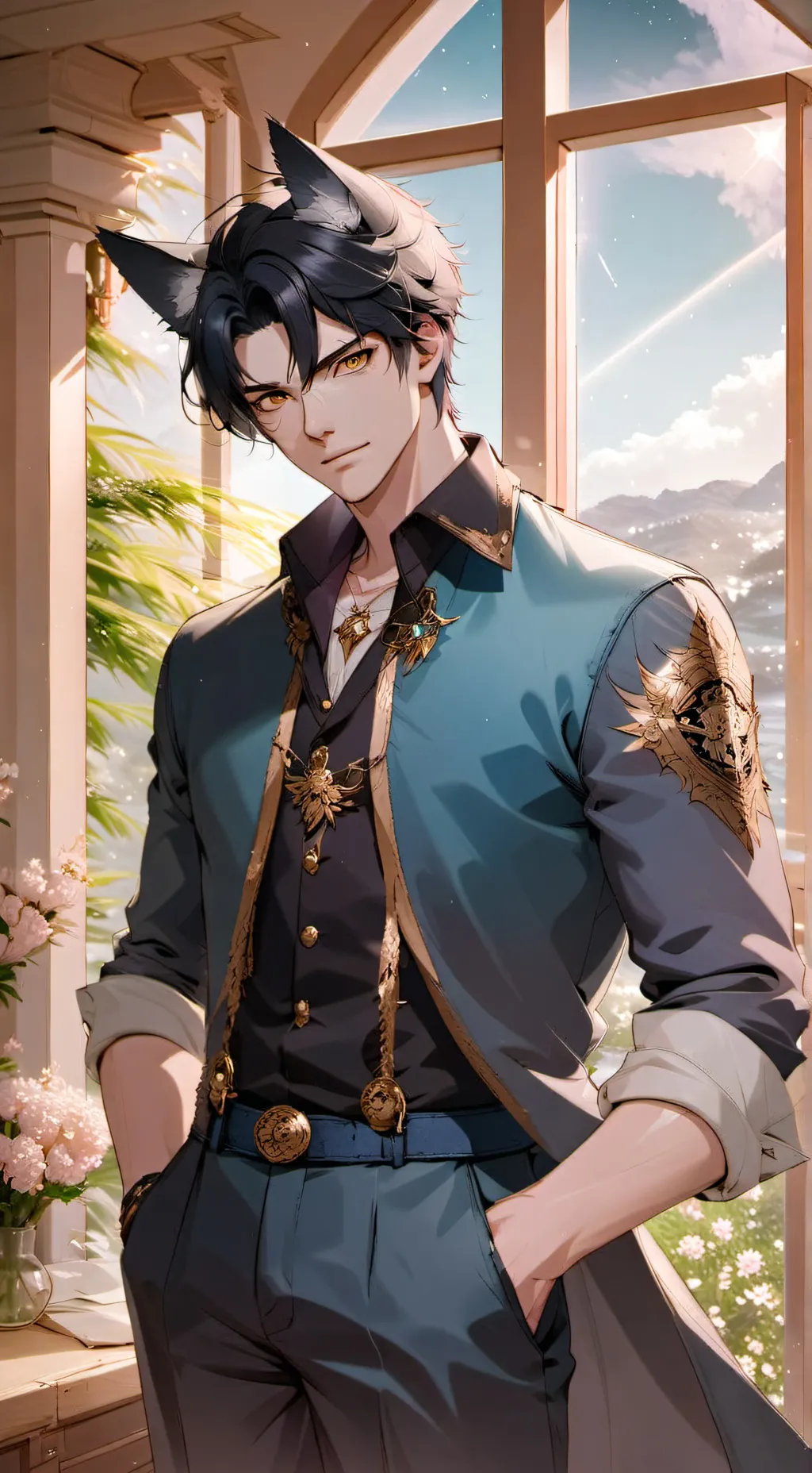 ai character: Emery ✨️ background