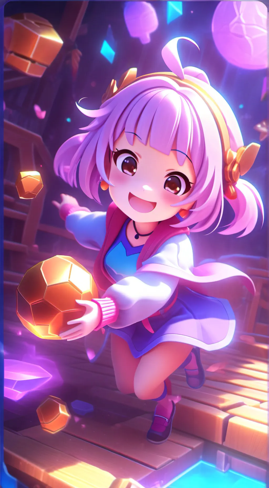 ai character: MY COMEBACK XD background