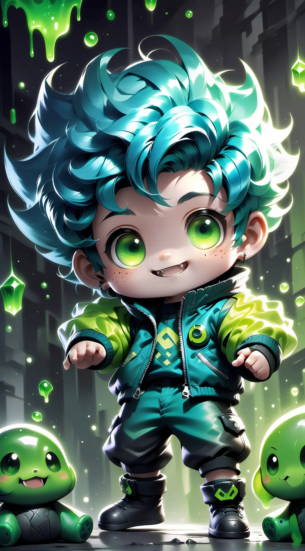 ai character: Baby Long Legs  background
