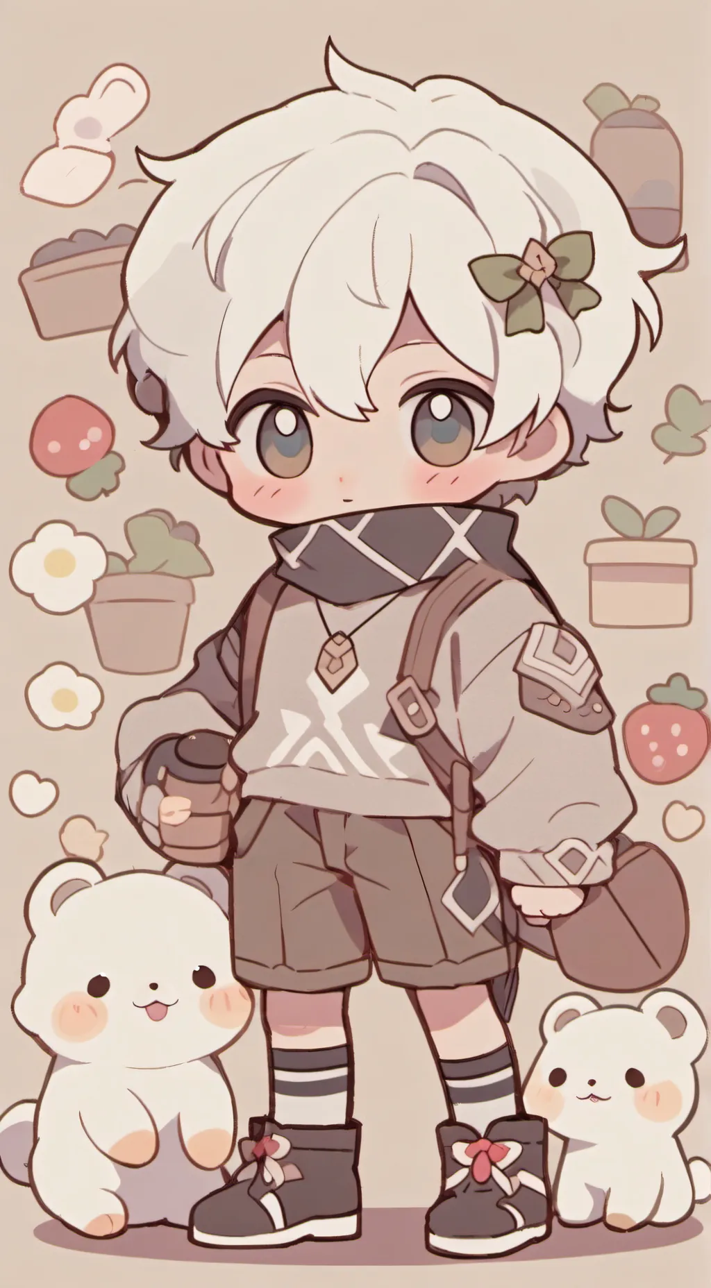 ai character: 💥🧡BkDk💚🥦 background