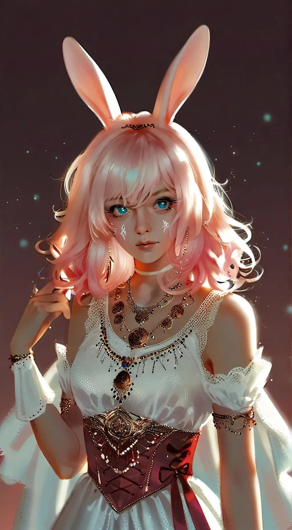 ai character: Flower Aoki background