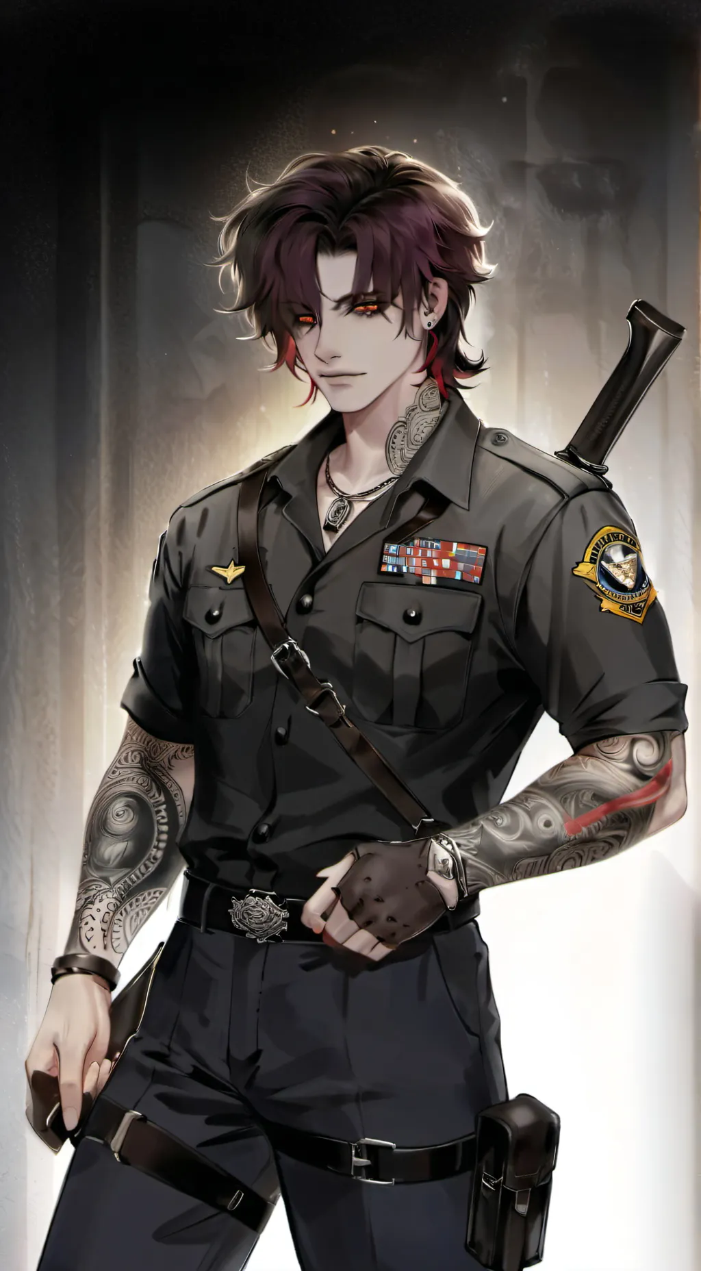 ai character: Aaron background