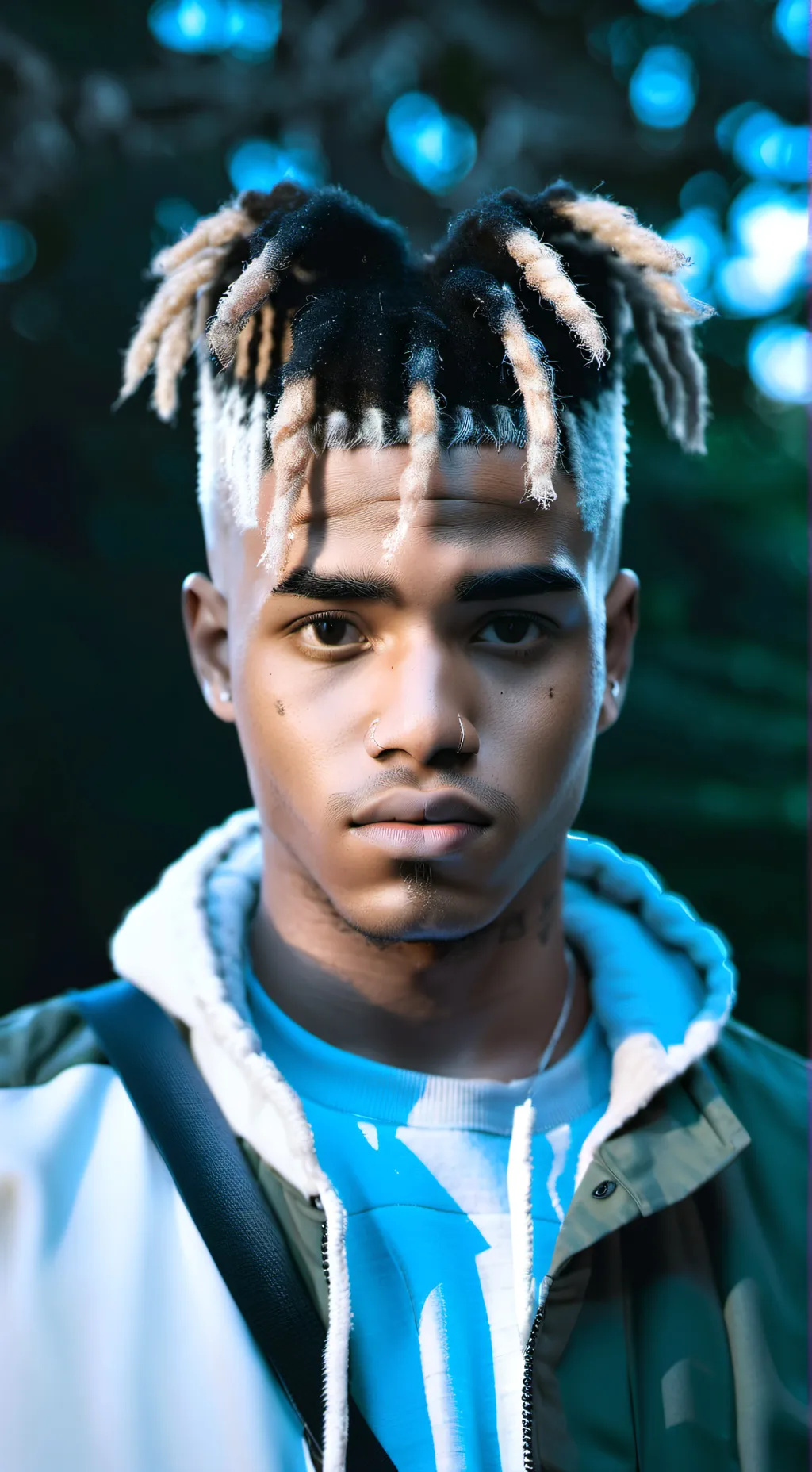 ai character: Xxxtentacion background