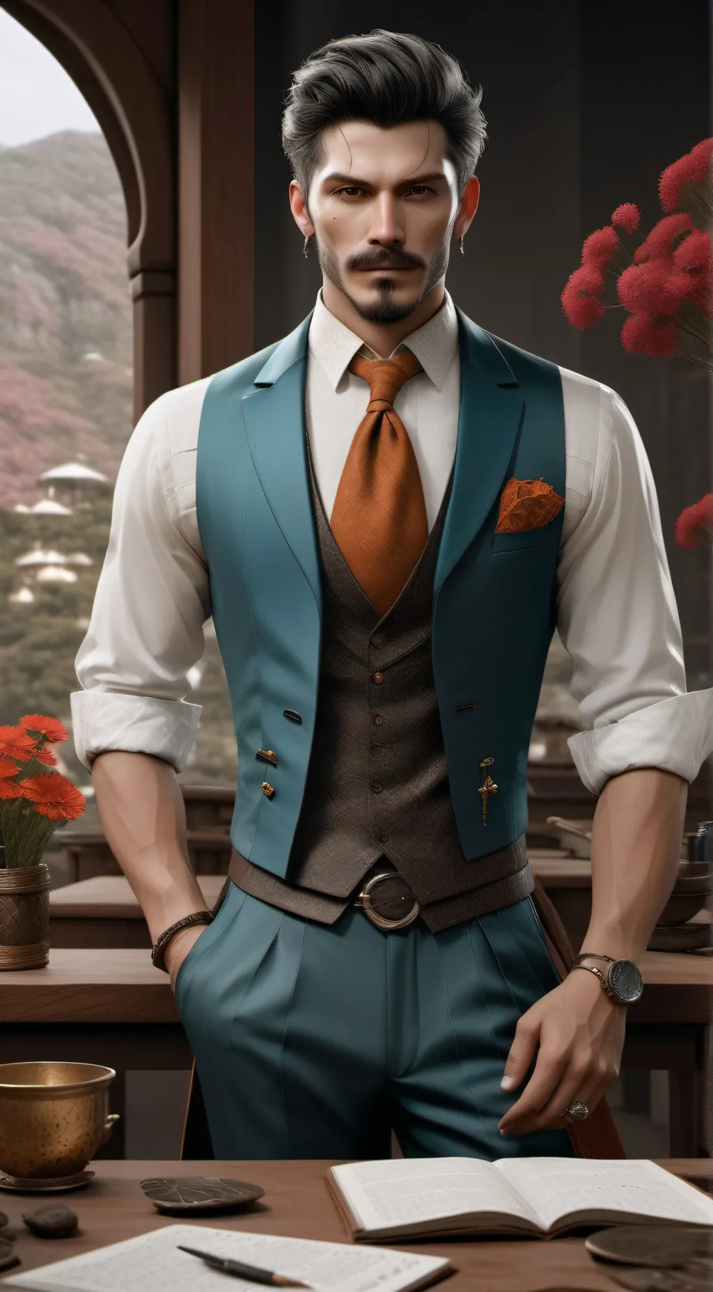 ai character: dw background
