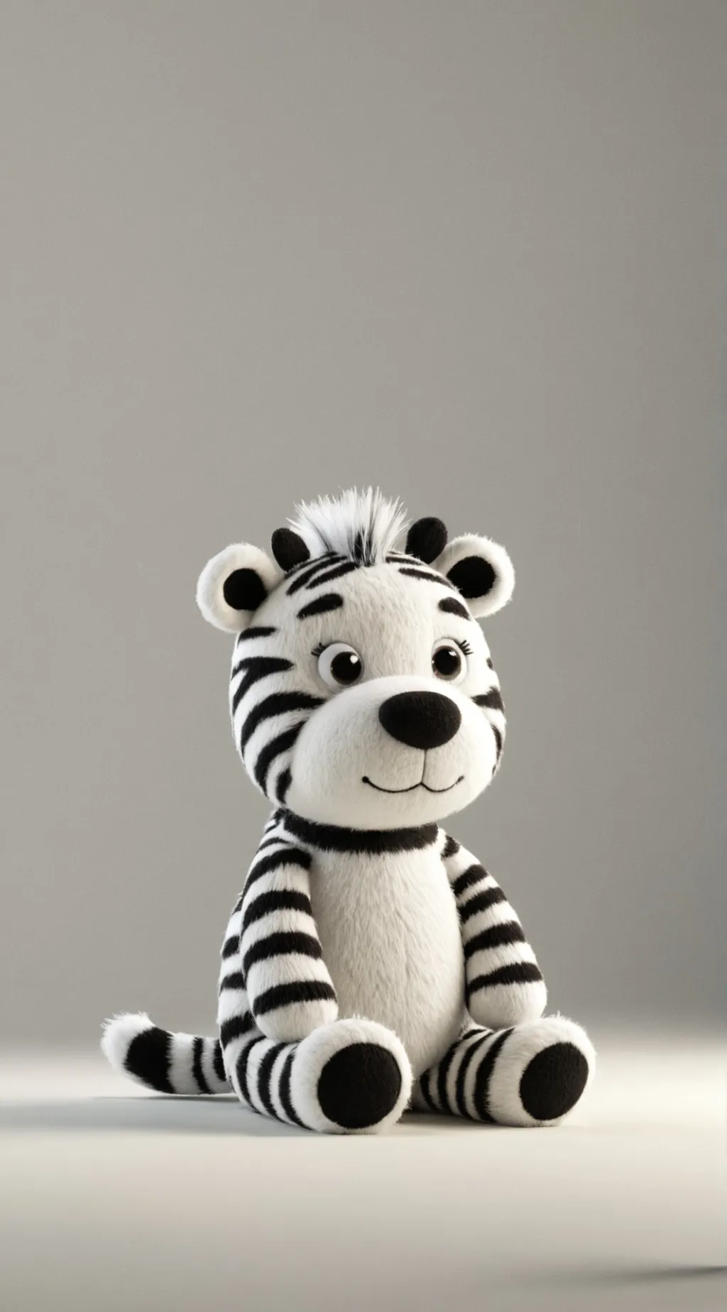 ai character: little zebra background