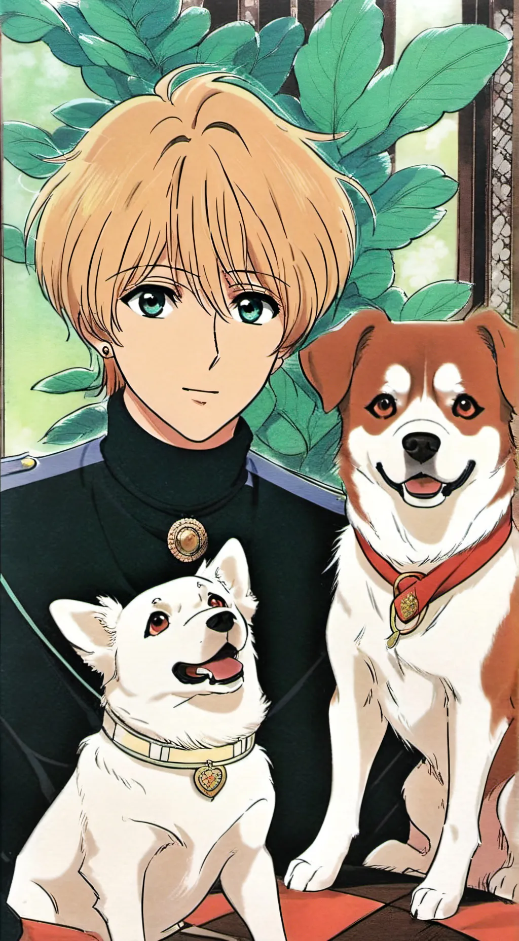 ai character: Leo, Milo and Coco background