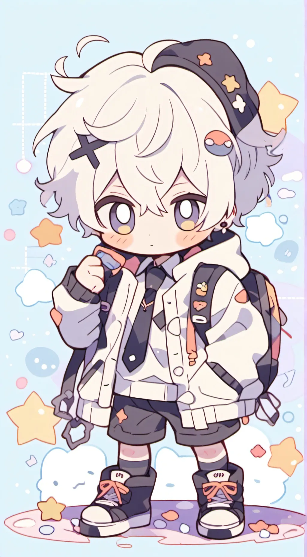 ai character: bubbles  background