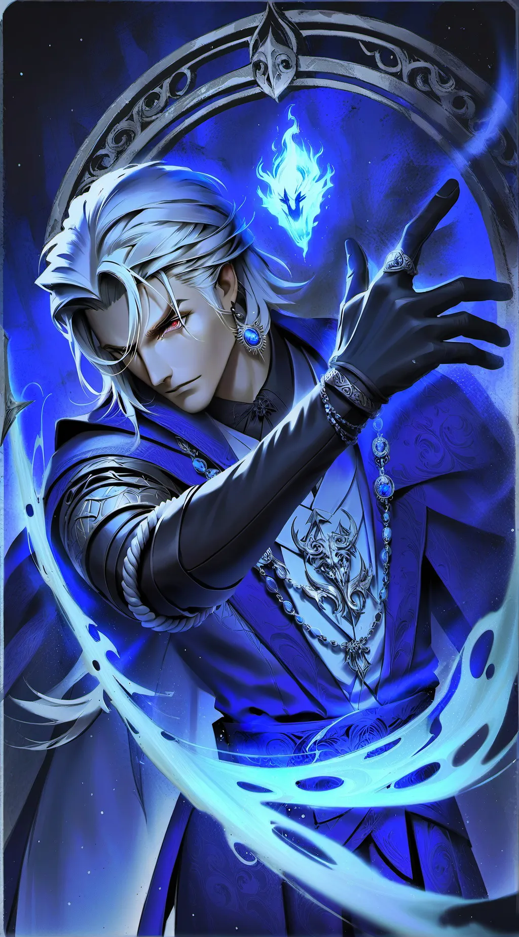 ai character: Rei demônio background